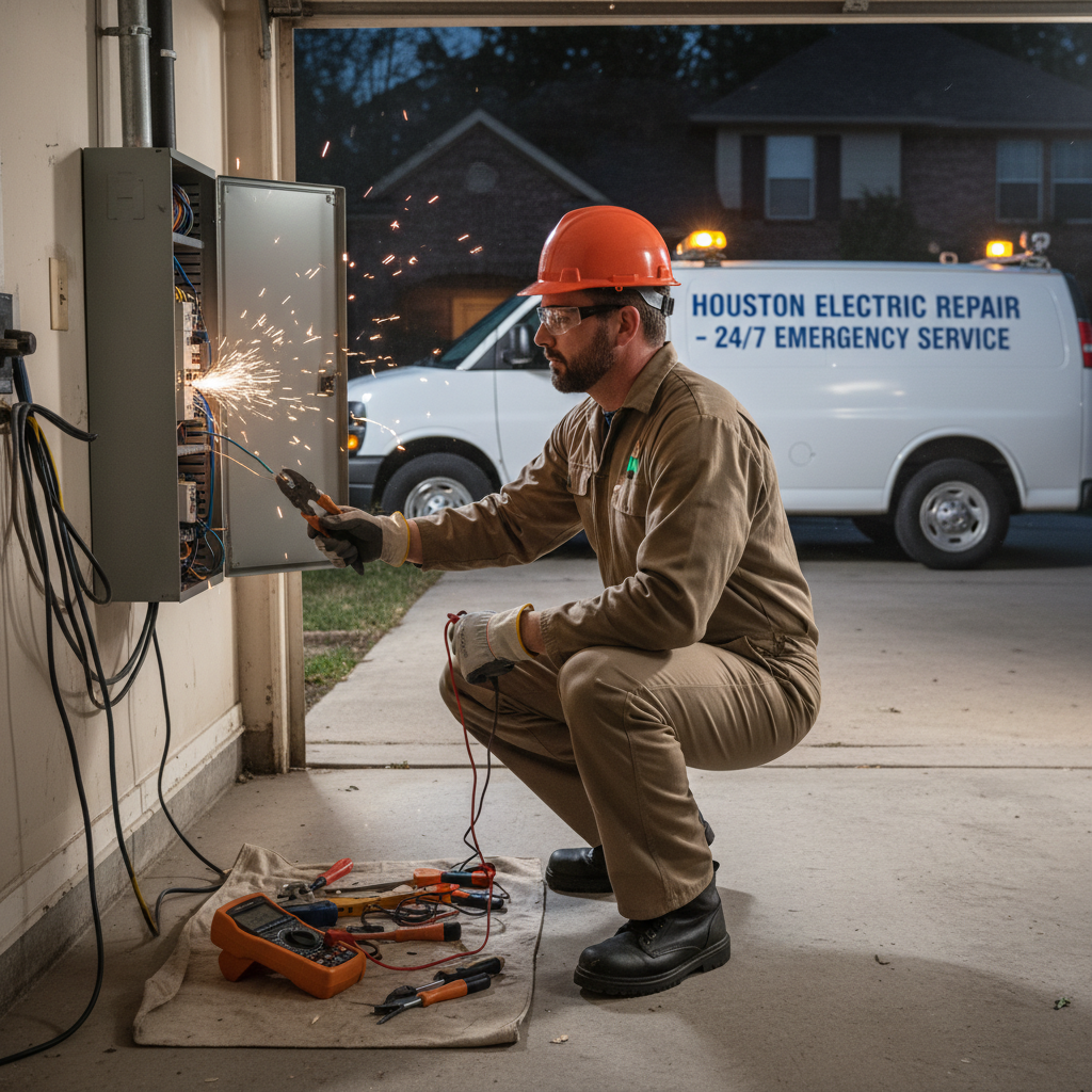 24/7 Electrical Emergency Repairs - Tell Projects Bellaire TX