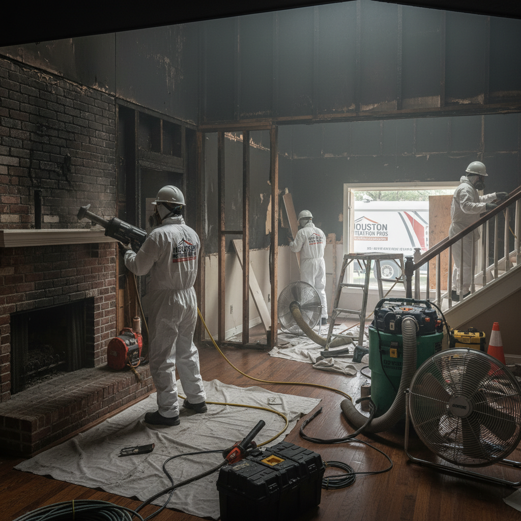 Fire & Smoke Damage Restoration - Tell Projects Bellaire TX