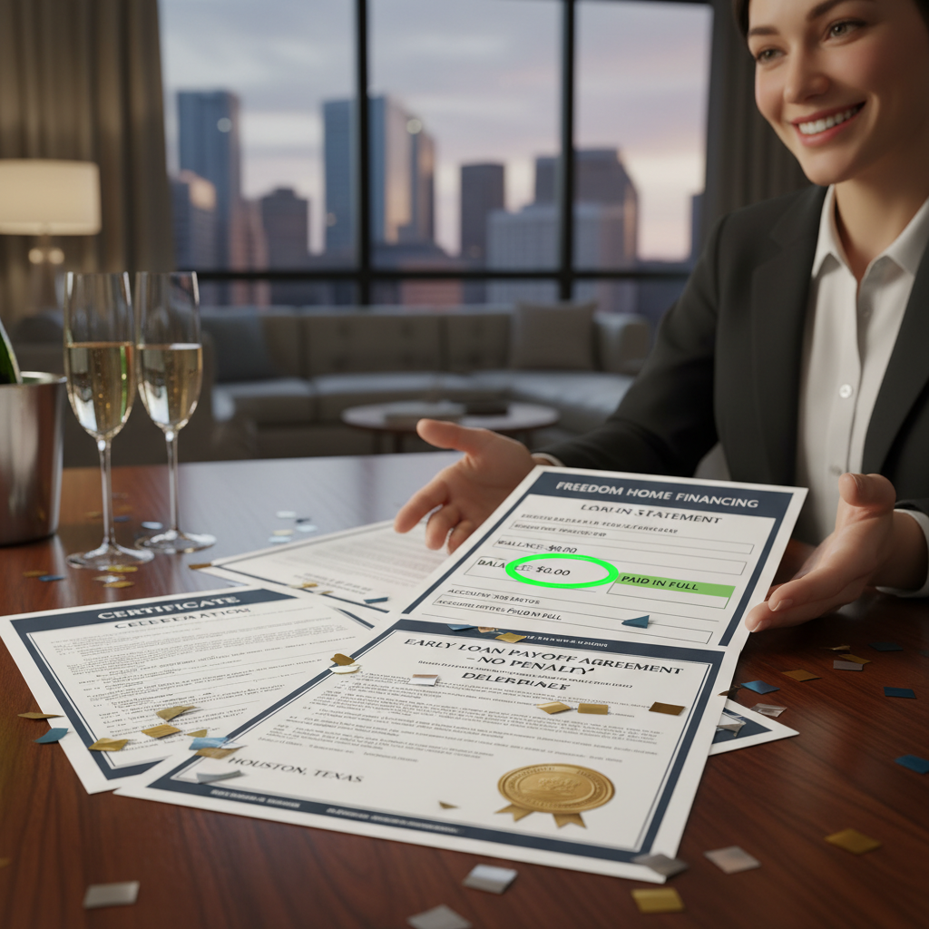 No-Penalty Early Payoff Options - Tell Projects Bellaire TX
