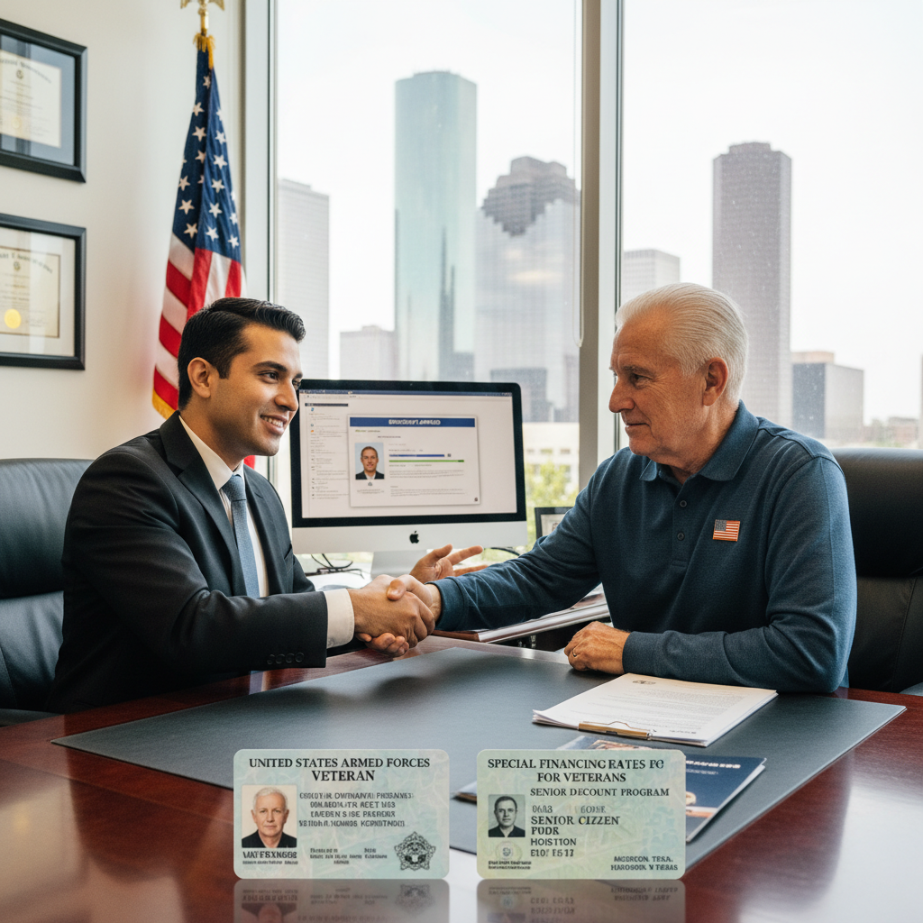 Senior & Military Discounts - Tell Projects Bellaire TX