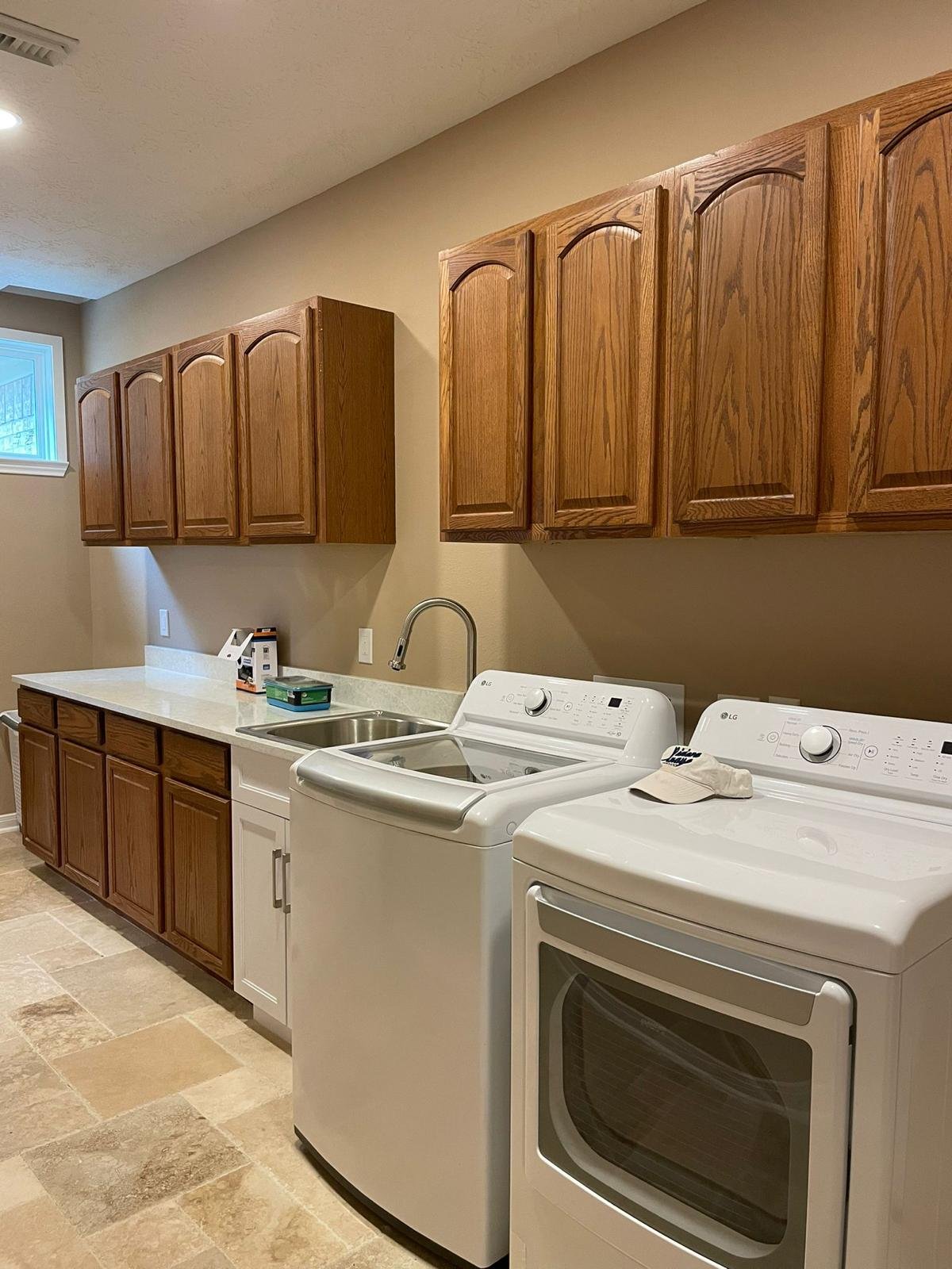 Commercial laundry room renovation in Bellaire apartment complex