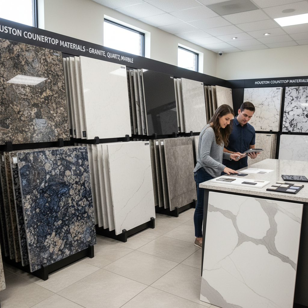Countertop Material Selection - Tell Projects Bellaire TX