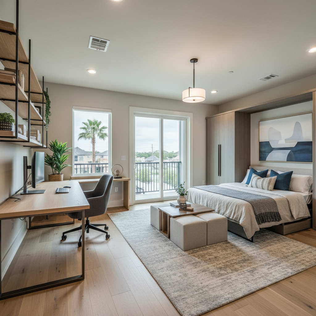 Multi-Purpose Room Design - Tell Projects Bellaire TX
