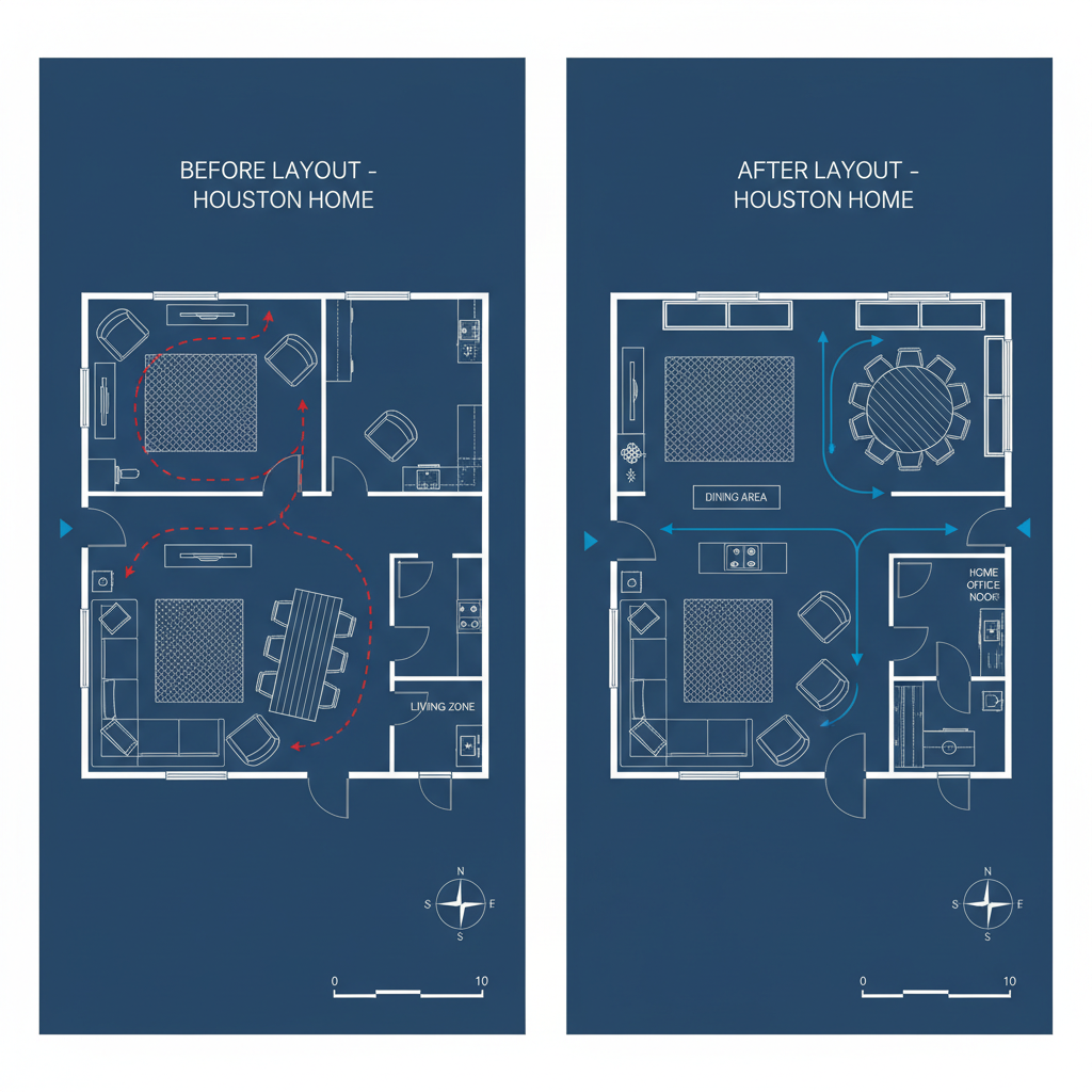 Room Layout Optimization Bellaire - Tell Projects Bellaire TX